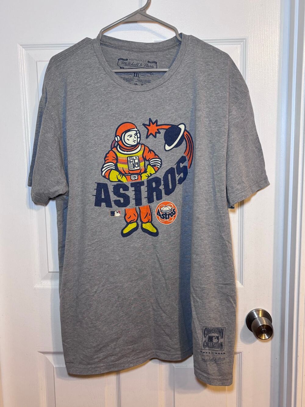 Mitchell & Ness Houston Astros Astronaut T-Shirt Men’s 2XL XXL Cooperstown MLB